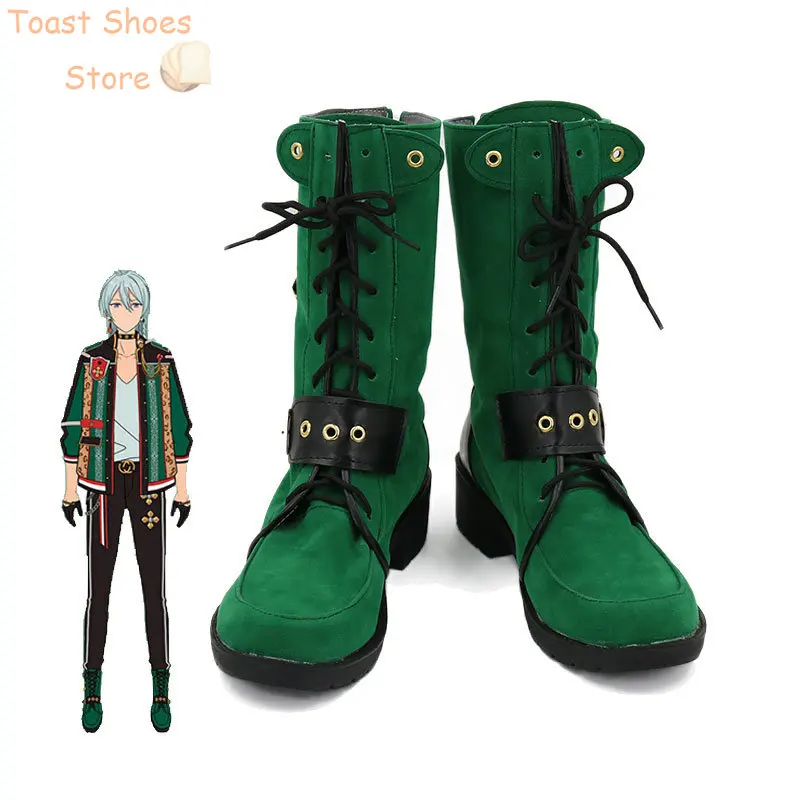 

Game Ensemble Stars Hibiki Wataru Cosplay Shoes PU Leather Shoes Halloween Carnival Boots Costume Prop