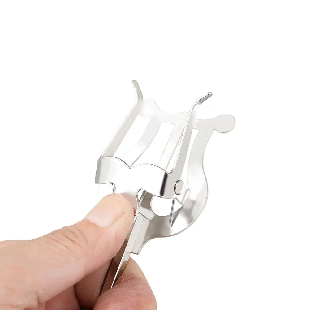 

1pc Portable Music Stand Score Holder Sheet Music Clip for Saxophone Clamp Alto Creative Folder clamp on holder lightweight easy