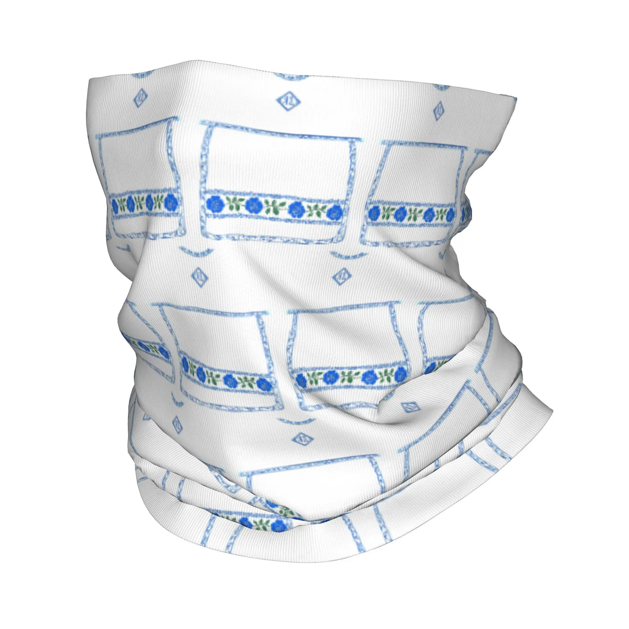 ミッドサマードレス バンダナ ネックゲートル プリント フェイススカーフ 多用途 フェイスマスク アウトドア スポーツ ユニセックス 大人 オールシーズン