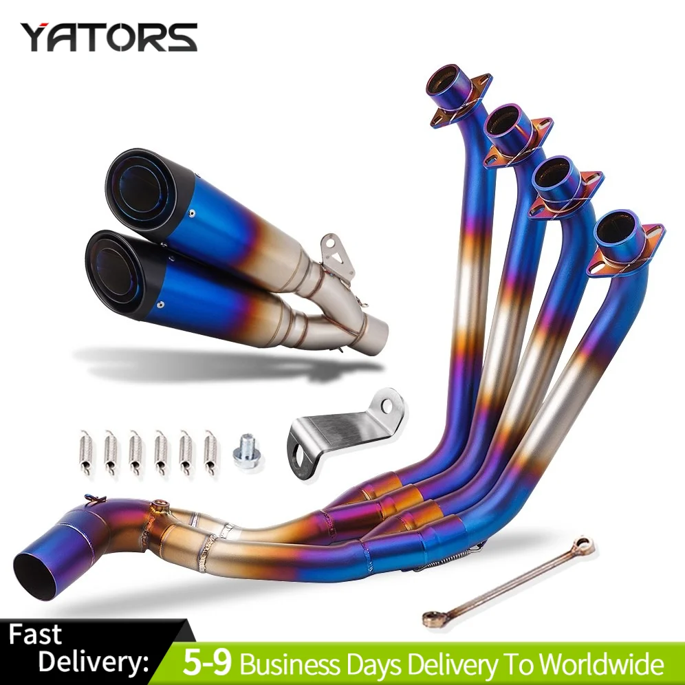 

For Honda CBR650R CB650R/F CBR650F Full Exhaust Muffler System Header Link Pipe Exhaust Systems Exhausts Pipes