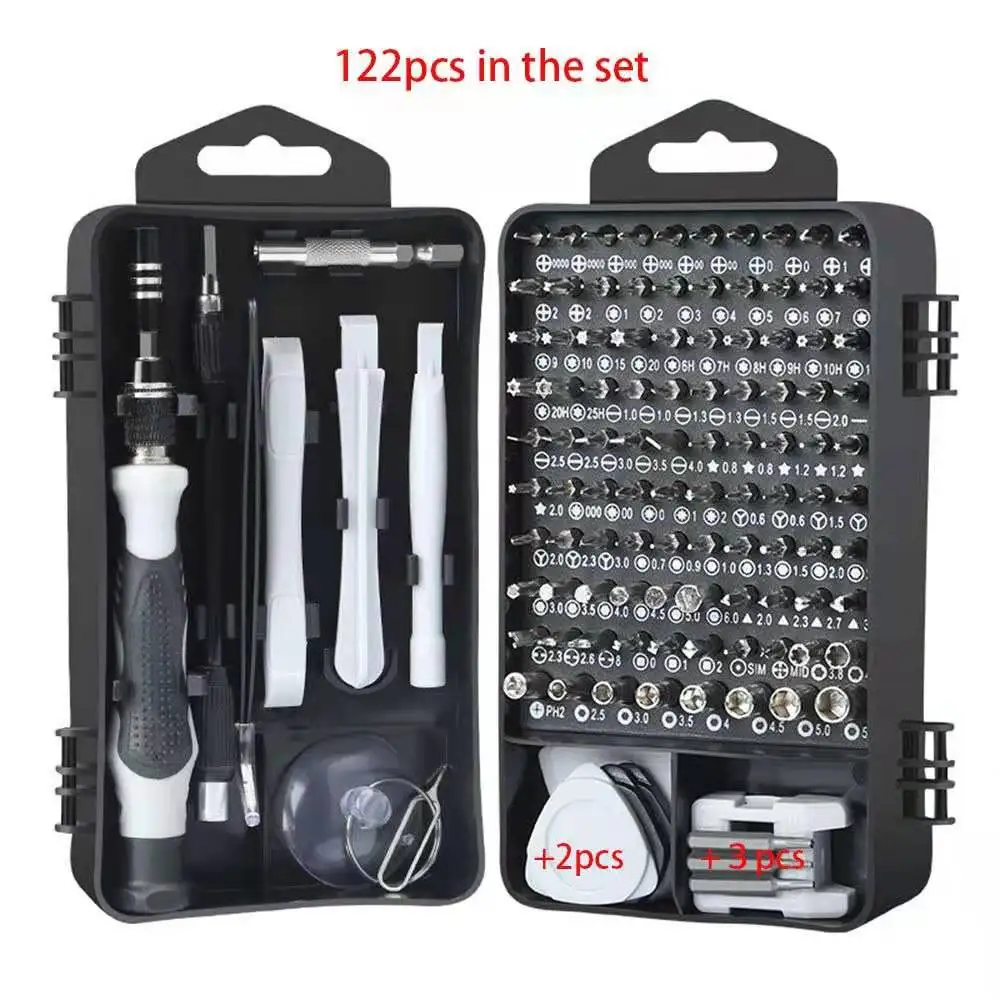 130 In 1 Precisie Schroevendraaier Set Magnetische Bits Mini Kleine Draagbare Handtoolkits Voor Xiaomi Mobiele Telefoon Pc Horloge Reparatie