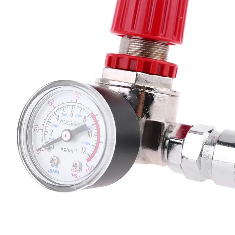Imagem -02 - Compressor de ar para Regulador de Válvula Controle de Interruptor com Calibre Aço Inoxidável Dual Sca