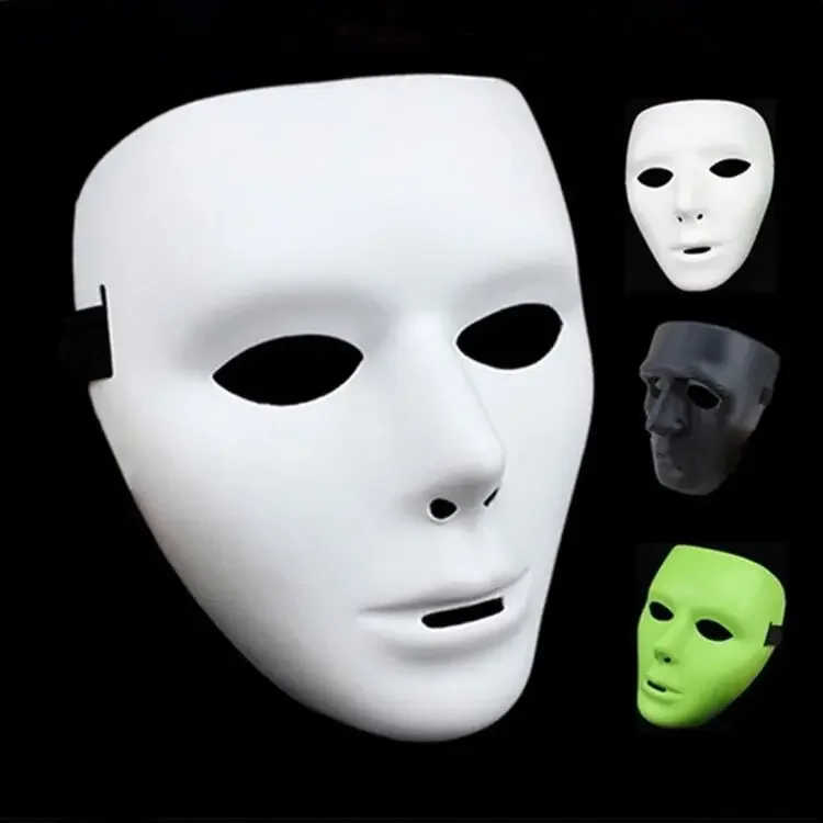 1 Stück Plastik-Halloween-Maske für Halloween-Streiche Geisterfest Karneval Trickreiche Party-Requisiten Dekorationsmaske – Detail 1