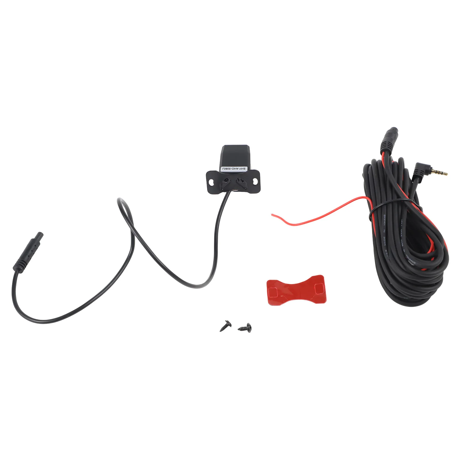 Auto Parking Camera 4 Pin Reversing Camera 12V Power Supply Easy To Use High Universality Fitment Made Of ABS Material Black