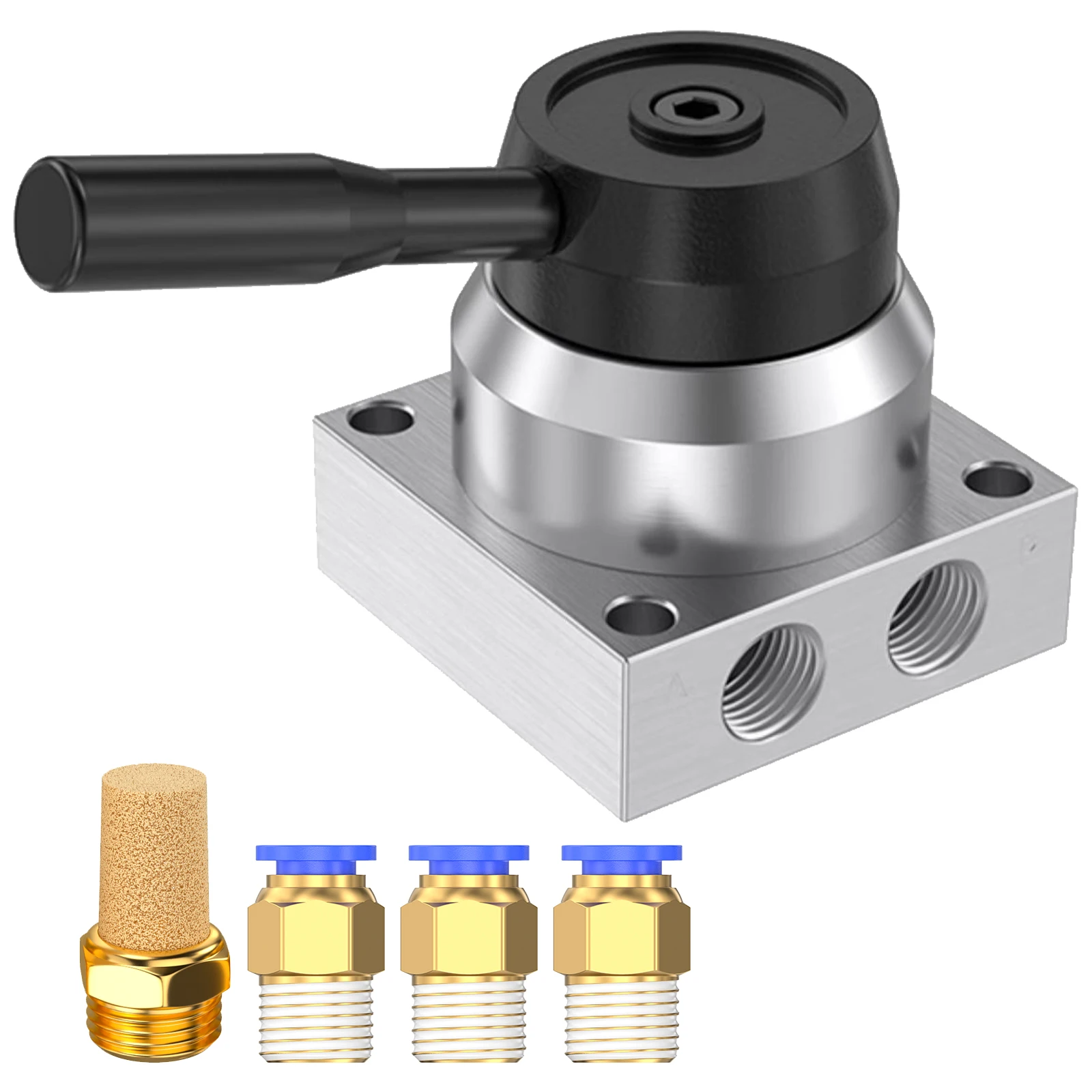 

Pneumatic switch valve k34r6-8d, one in one out cylinder control directional valve switching valve switch valve