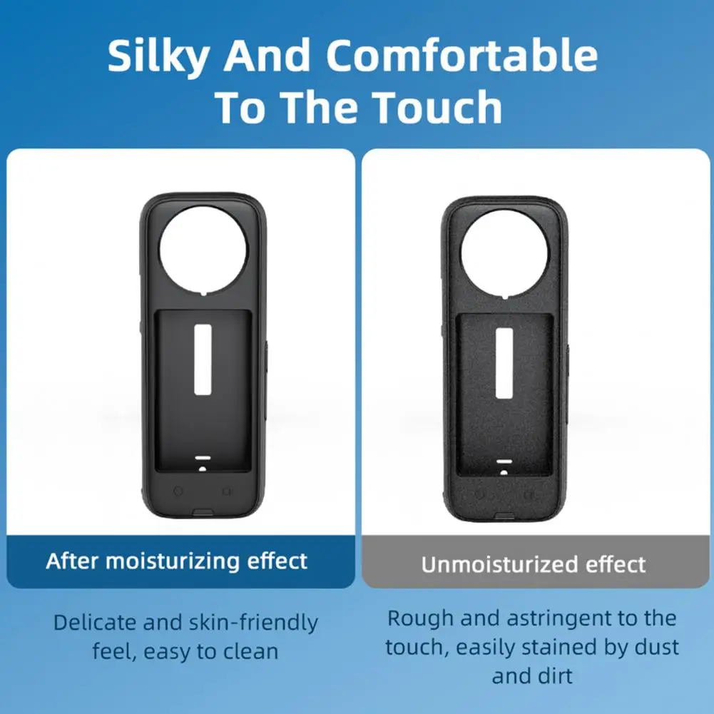 부드러운 실리콘 카메라 커버, 내구성 있는 카메라 보호대 슬리브 커버, Insta360 X4 긁힘 방지 충격 방지, 궁극의 충격 방지