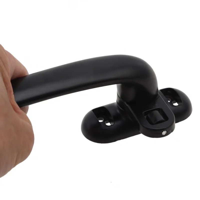 Casement Window Aluminum Alloy Left / Right Hand Locking Handles Grips Solid Window Handle Door and Window Lock Black White