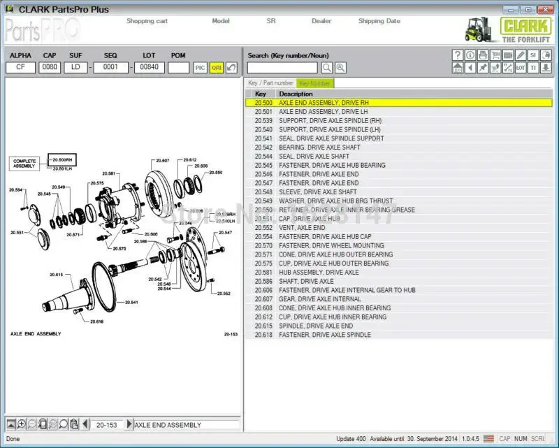 Clark ForkLift 2024 (PartProPlus)+keygen