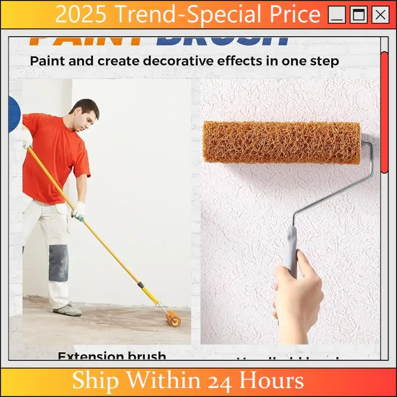 AA64 3Pack Textured Paint Rollers Textured Roller Forpainting Wall Forpainting Walls Forhome Improvement Paint Supplies