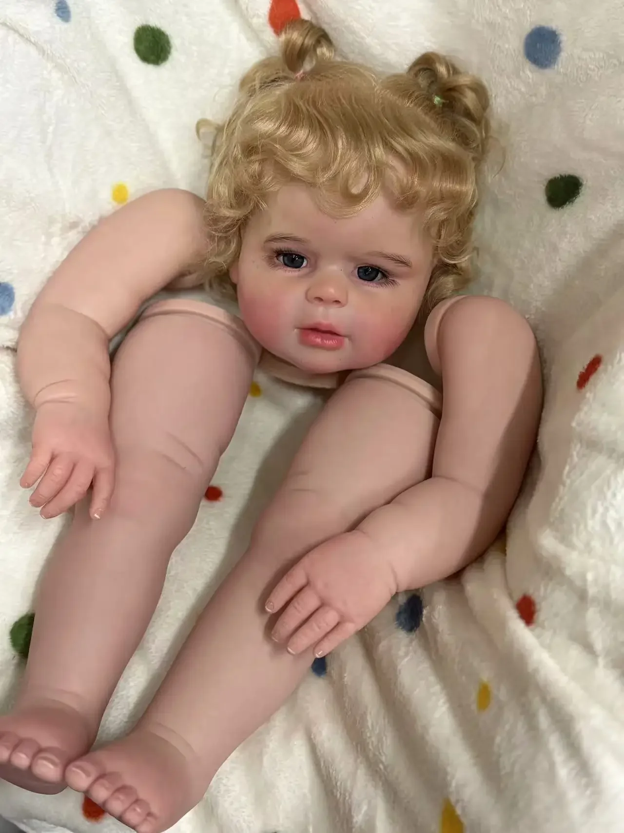 

St.Store индивидуальные ограниченные поставки 29 дюймов Reborn Baby Peggy комплект с ручной росписью волос с тканевым корпусом DIY часть Рождественский подарок
