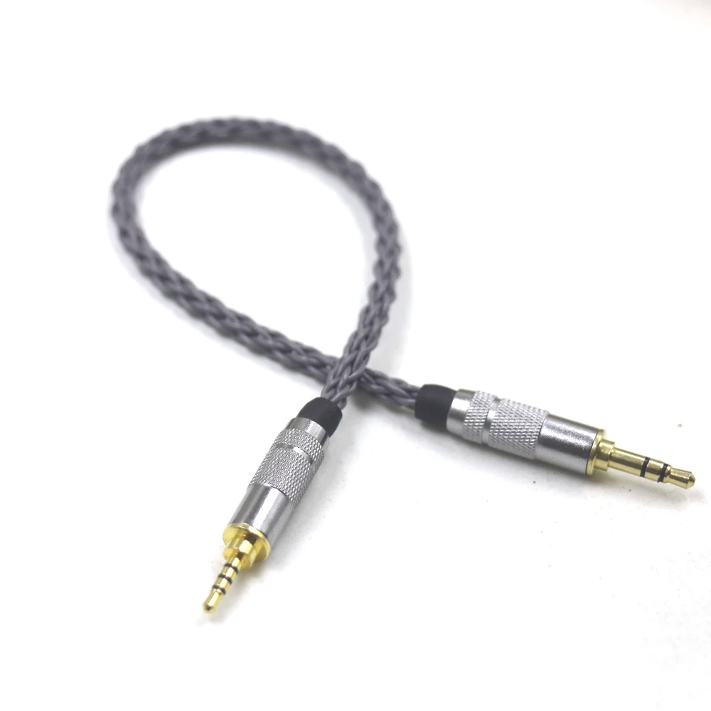 Haldane GrayJelly 2.5 มม.TRRS Balanced ชาย 3.5 มม.สเตอริโอชายอะแดปเตอร์เสียง 3.5 มม.M ถึง 2.5 มม.M