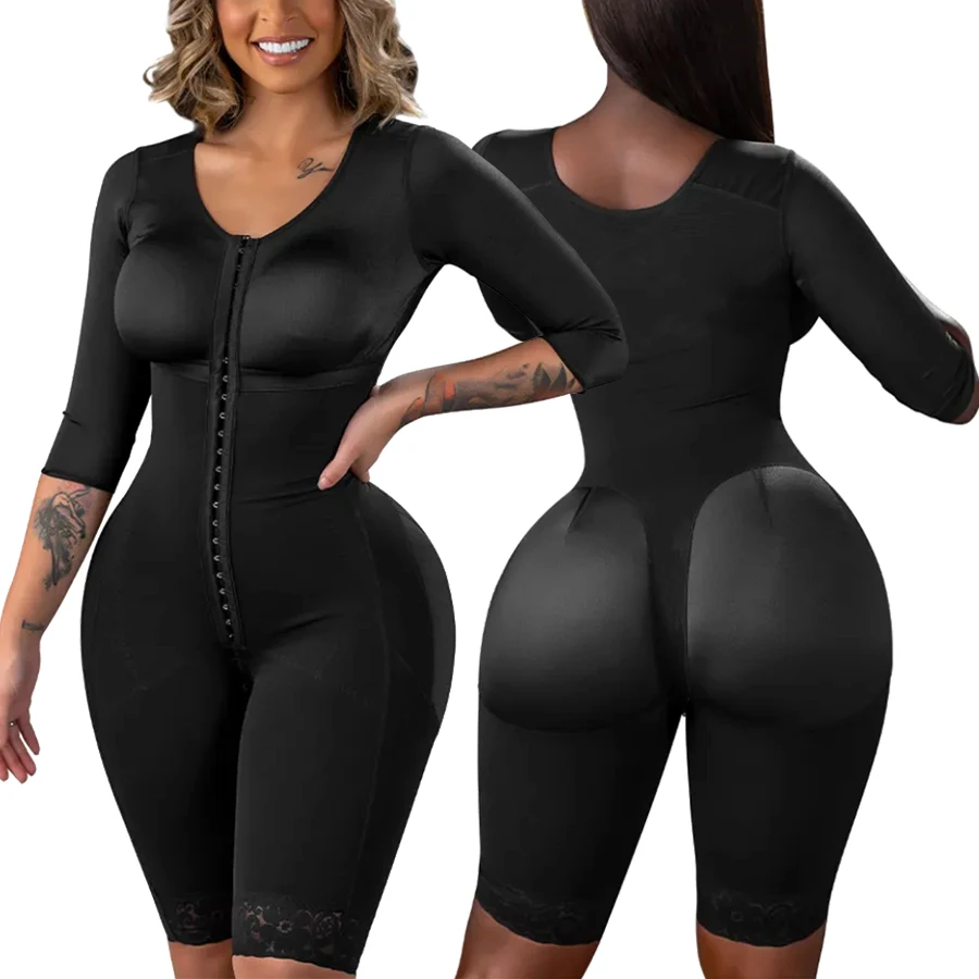 Girdles Shapewear Faja Colombianas Shaper Bodysuits Tummy Slimming Corset Full Body Reducer Postpartum Carving Bodices Sheath