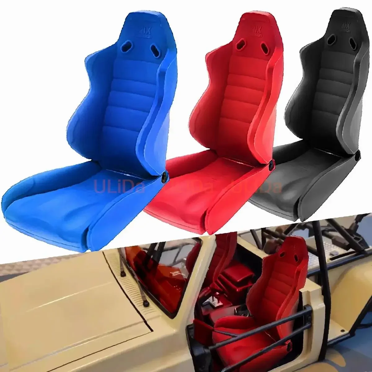 

Симулятор Rock Buggy Cab, спортивные сиденья водителя для 1/10 RC гусеничного автомобиля, осевой SCX10 Wraith AX90018 AXI90074 RR10, подходит для Traxxas TRX4