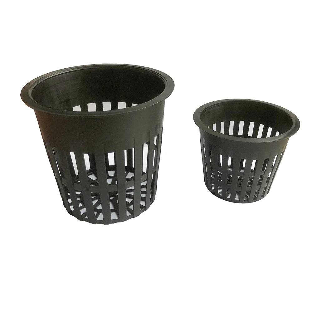 5Pcs Heavy Duty Black Dutch barrel planting basket Plant Grow Net Nursery Pots Cup  Hydroponic colonization Mesh plastic Basket