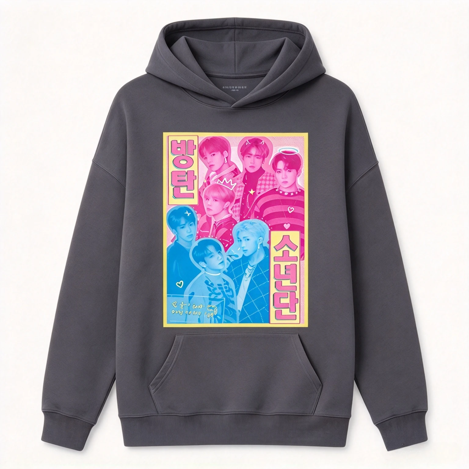 Arirang BTS Members Graphic Hoodie Unisex Long Sleeve 2026 Retro Kpop Band Merch Y2k Streetwear Fan Daily Gift Outfit