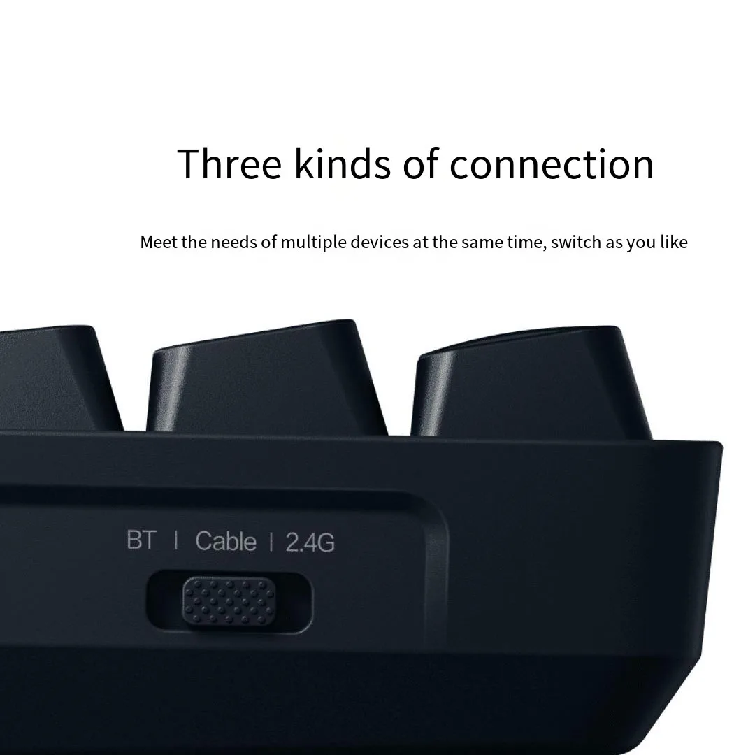 Xiaomi Mijia Mechanical Keyboard TKL 87 Key illuminated Bluetooth Wireless Wired 2.4GHZ 3-mode For Gaming Office,Windows&macOS