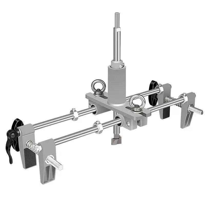Portable Single Wood Slot Mortising Machine 3 Drill Bits Door Lock Hole Opener Fitting Jig Mortising Tools Wooden Doors 220V