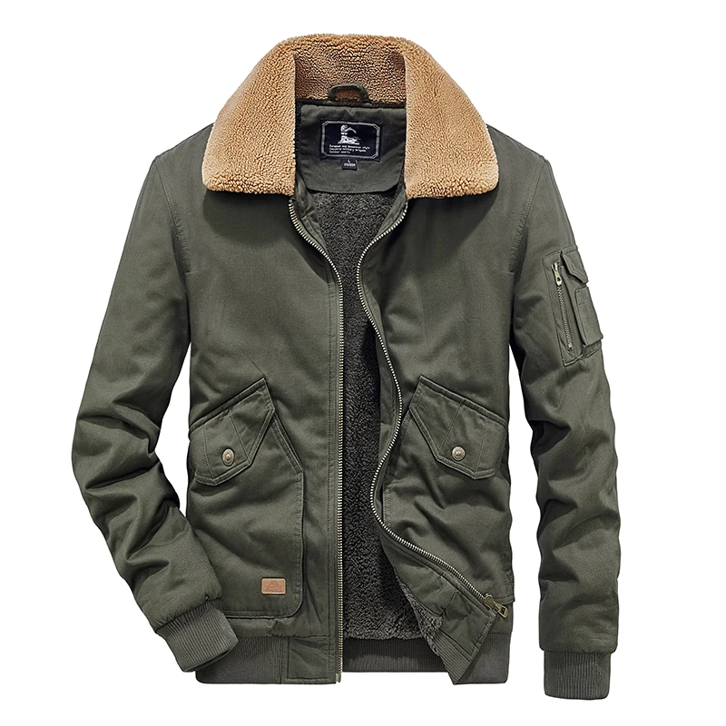 Veste cargo vintage en coton pour hommes, manteau chaud, streetwear assressenti, vêtements lomatéritive, tendance de la rue haute, mode masculine, automne, hiver