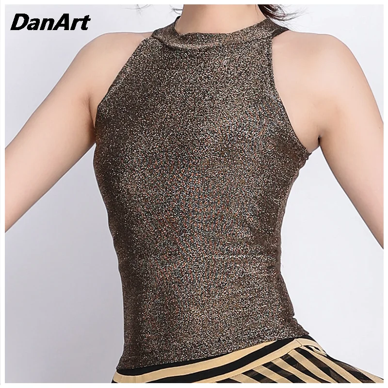 Women Dance Performance Practice Training Suit Belly Dance Costume Set Sexy Eastern DanceTops+Elegant Striped Long Dance Dres 