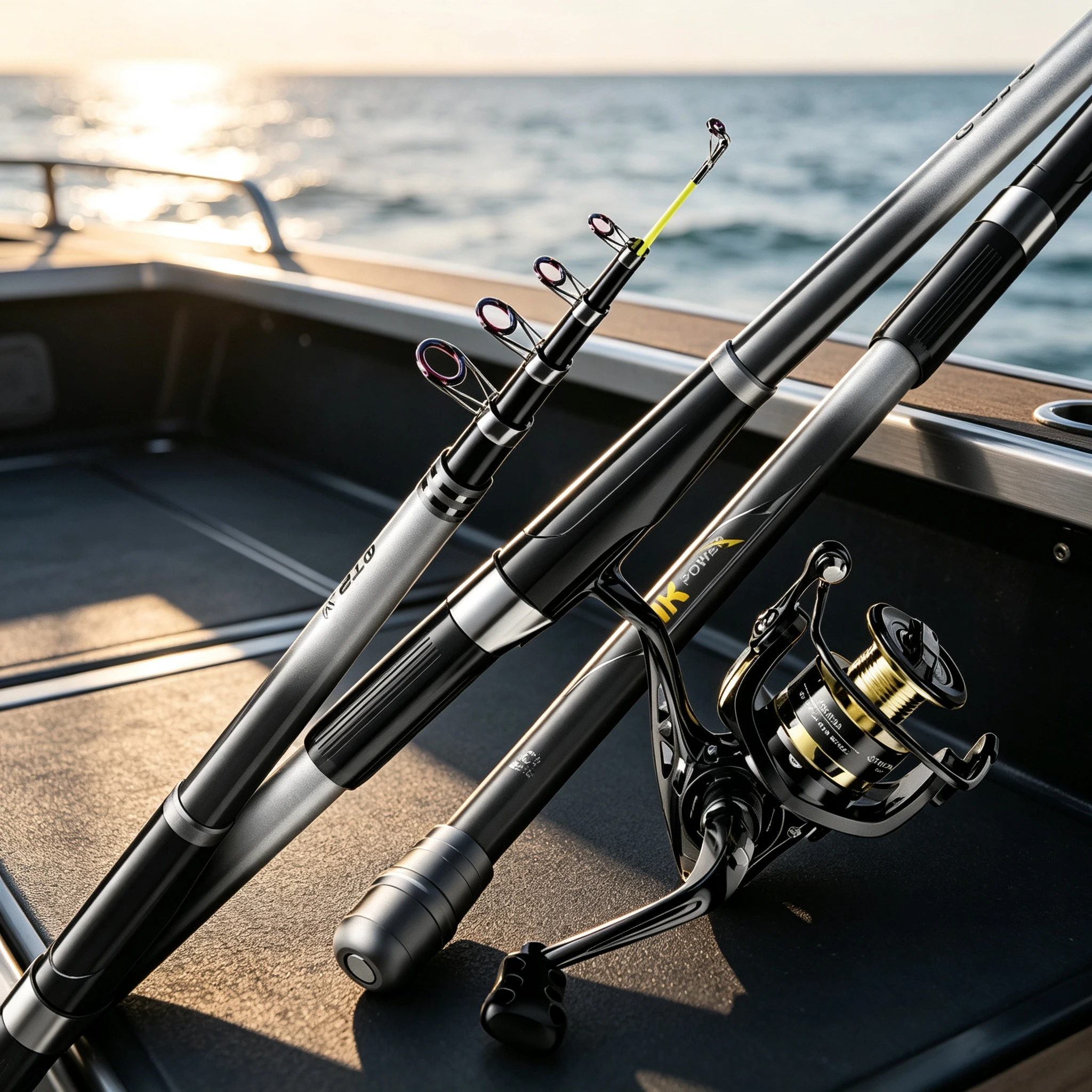 Gen 2 Professional Sea Fishing Rod Kit, Ultra-Stiff Surf Casting Blank, Smooth Line-Friendly Guides, Complete Set for Long