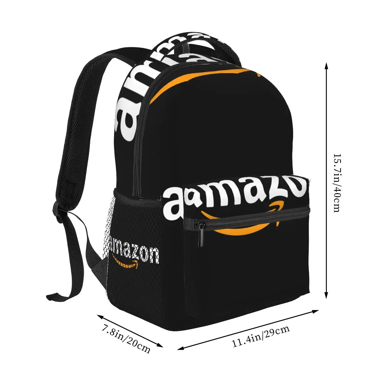 Amazon Logo Casual Backpack Unisex Students Leisure Travel Computer Backpack