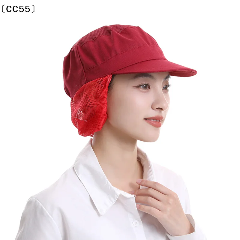 Chef Hat Dust-proof Workshop Catering Hat Food Factory Work Hat Canteen Work Hat〔CC55〕