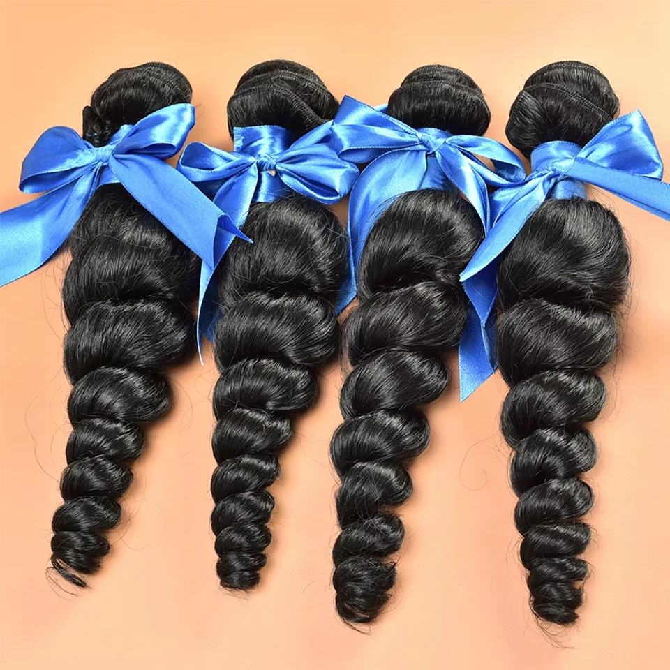 Loose Wave Bundles 8-40 Inchs Brazilian Human Hair Weave Bundles 1/3/4 Bundles Deal Top Quality Human Hair Extensions Wholeasle