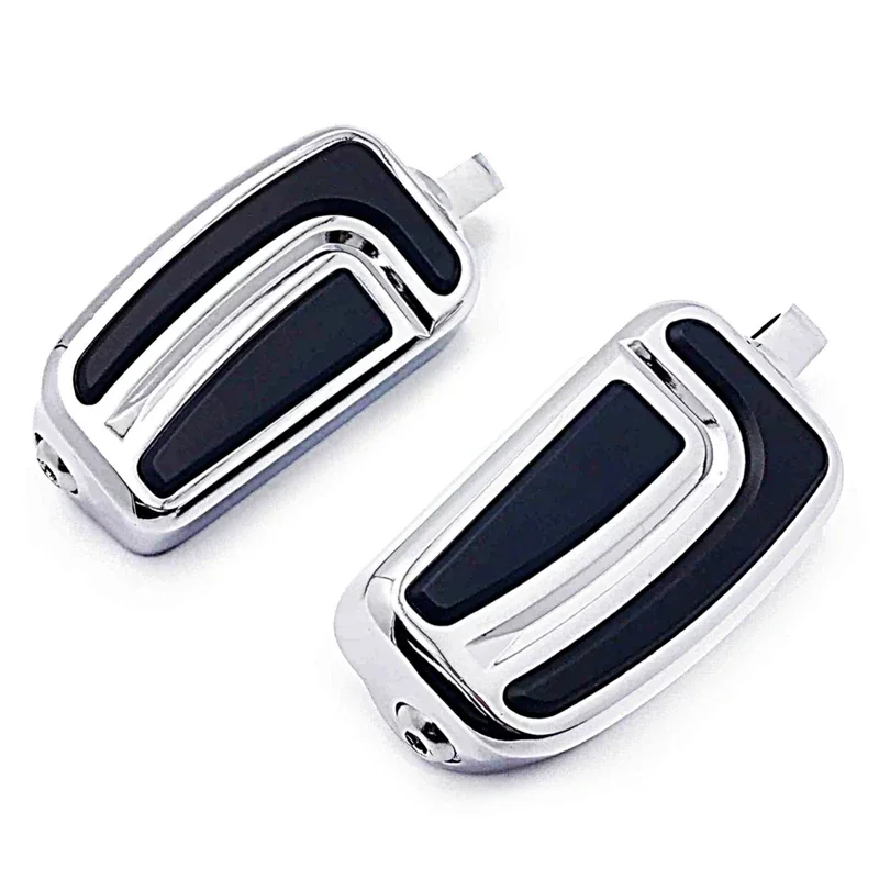 Motorcycle Foot Rests For 1984 and up Harley Davidson Ultra Limited Road King FLHR V Rod Freewheeler Breakout XLH CHROMED 3