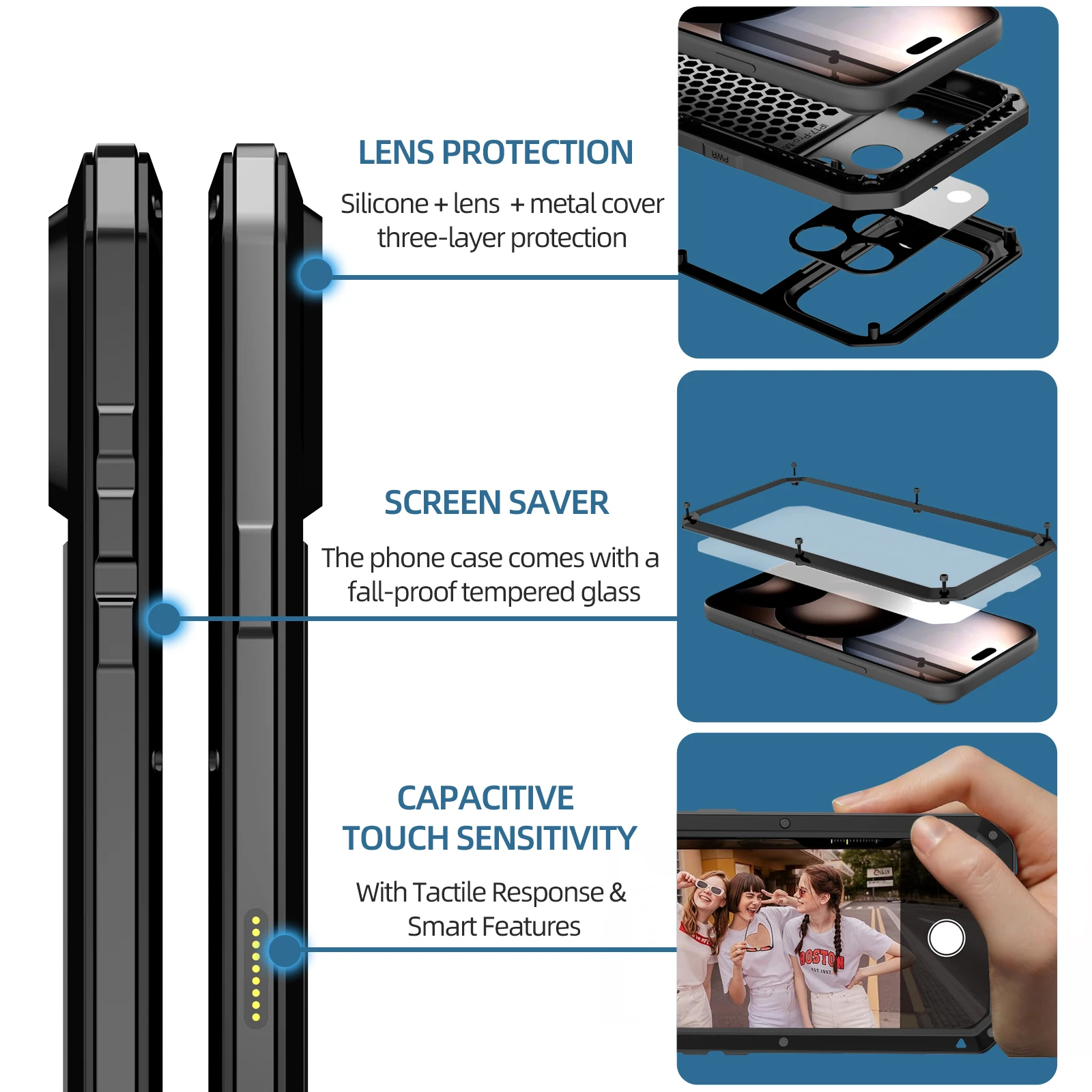 Роскошный прочный чехол для iP – обзор и цена Heavy Duty 360 Full Body Protective Case