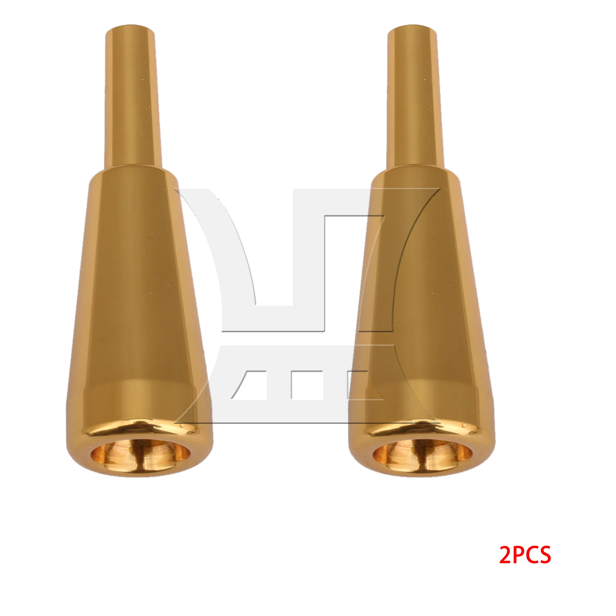 

Yibuy 2 шт. тяжелый тип 1,5 C мундштук для трубы аксессуары для трубы латунь позолота