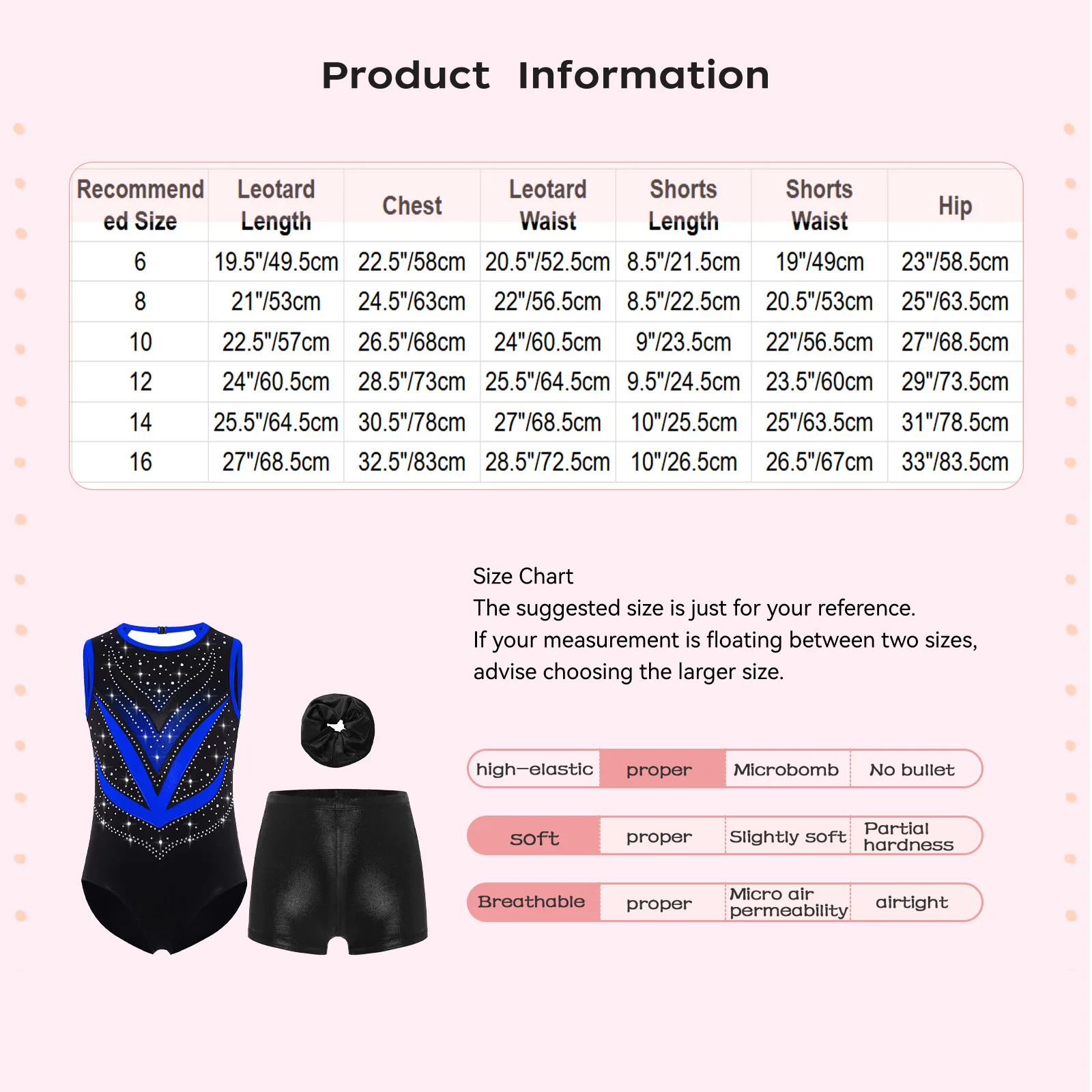 Jersey de Ballet para niñas, Ropa de baile Unitard, leotardo de gimnasia de patinaje artístico metálico con pantalones cortos metálicos de cintura alta, diadema