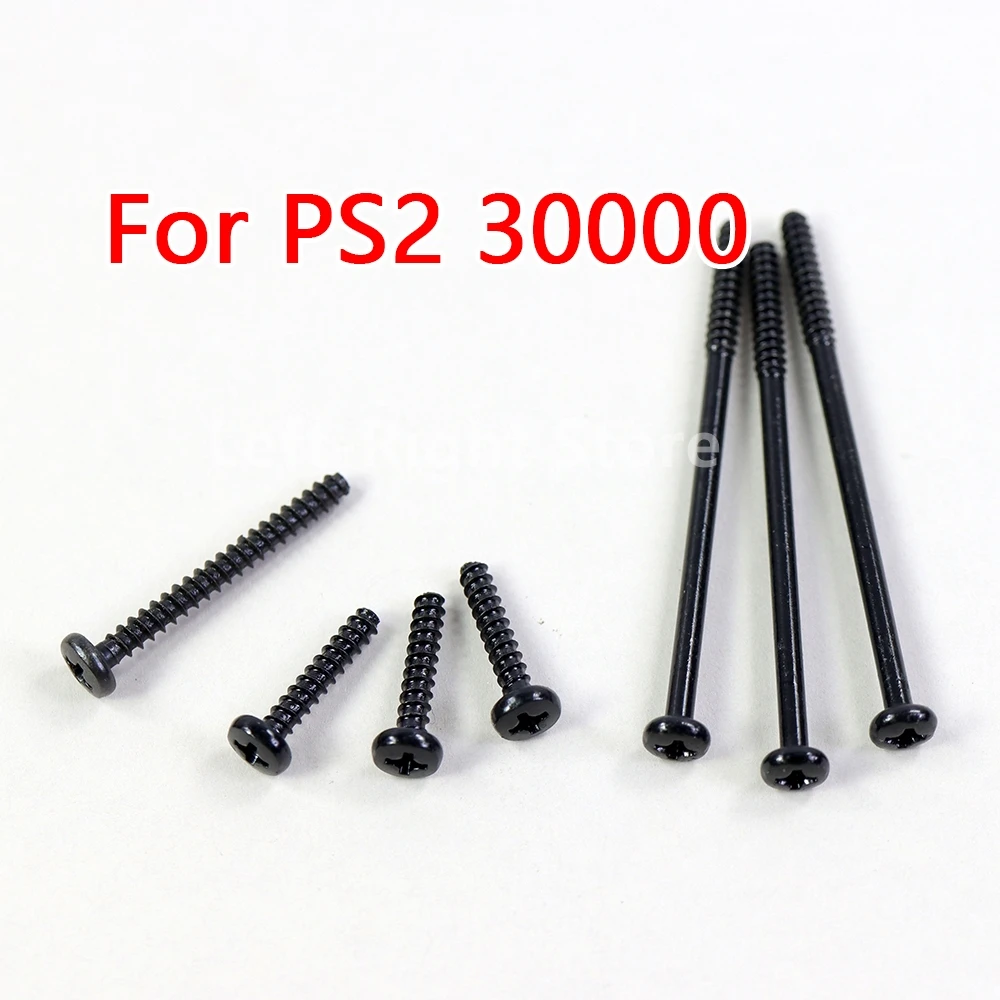 1set Replacement Metal Screws FOR PS2 30000 3W Console Host Screws Set Kit Repair Parts