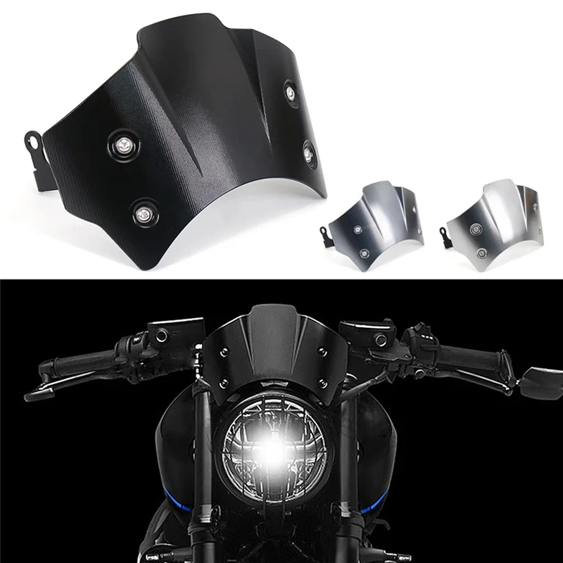 Motorcycle Windshield Windscreen Wind Deflectors for R NINET NineT Rninet R9T RNINET 2014-2023(Titanium)