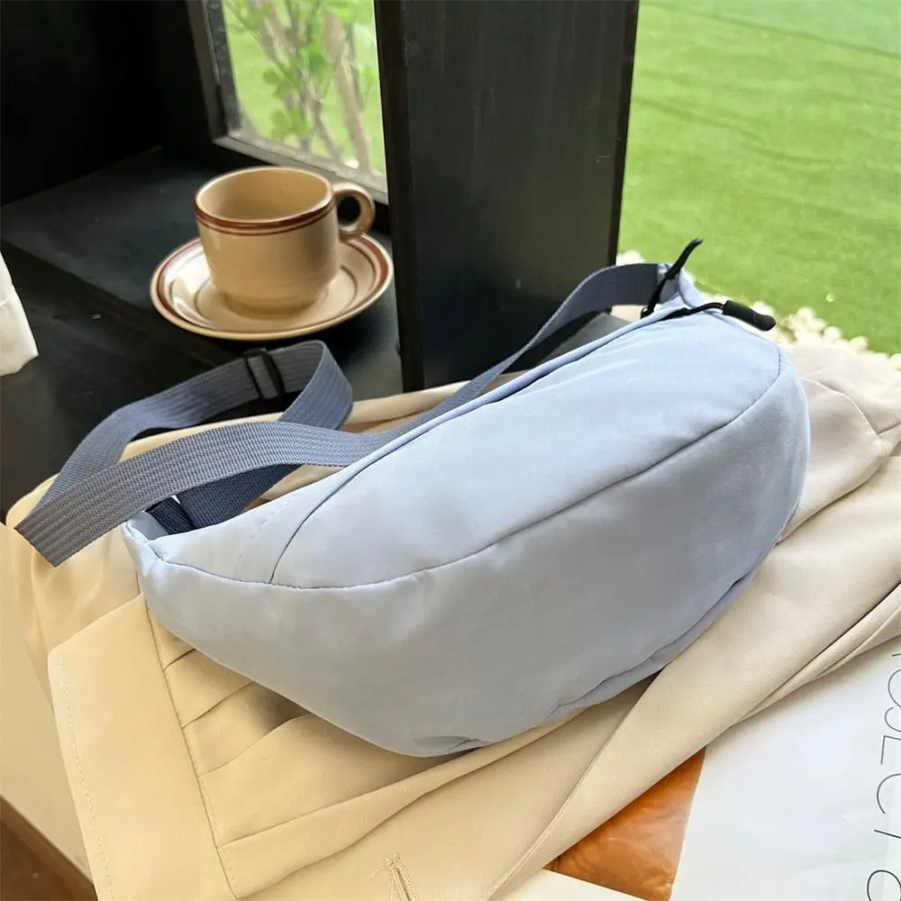 

Модные нейлоновые сумки на плечо, большая вместительная однотонная сумка-мессенджер, сумки через плечо в форме пельменей, дорожные сумки