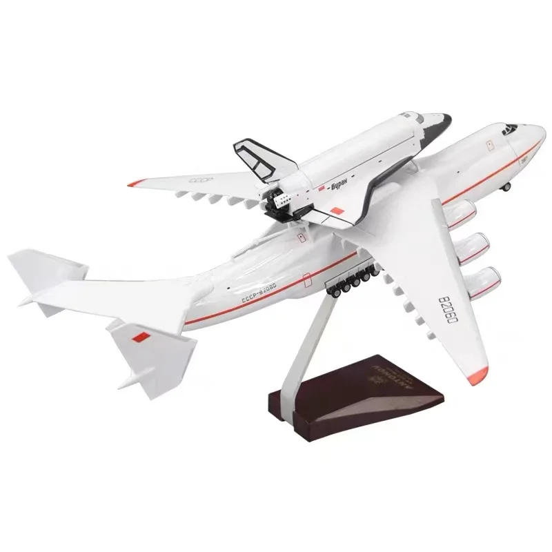 Model Airplane 1/200 for Antonov AN-225 Mriya Space Shuttle Blizzard Transport Aircraft Scale Alloy Model Aircraft Metal Model