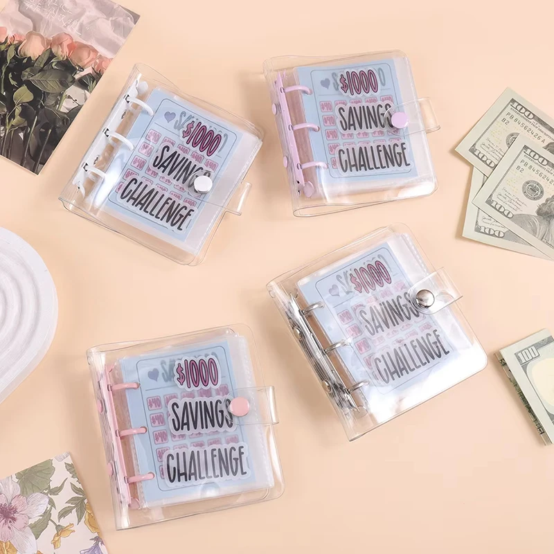 Carpeta de Ahorros, Carpeta de Anillas para 1000 Desafíos de Ahorro, Carpeta de Anillas para Planificación de Presupuesto, Sobres para Presupuesto de Efectivo, Desafío de Ahorro de Dinero