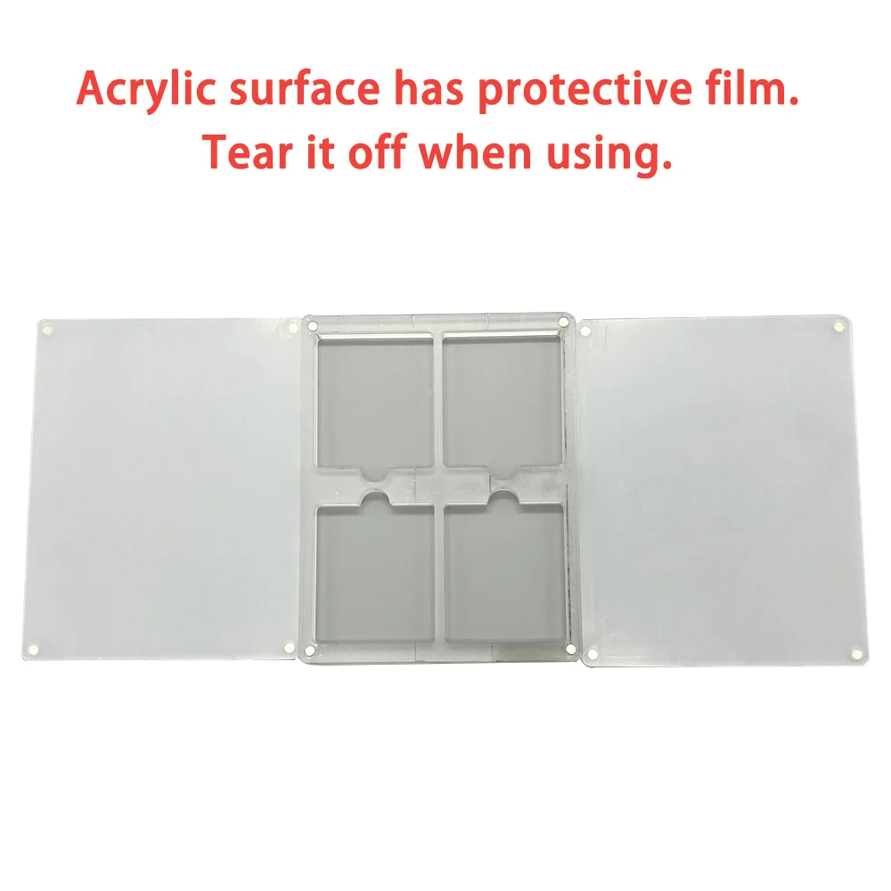 1/3/4 сетка для Gameboy Color GBC GB, прозрачная коробка для хранения игровых карт, акриловая коробка для дисплея с магнитной крышкой