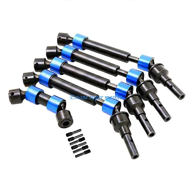 

090B Drive Shafts 5 Pcs Stainless Steel Drive Shafts for #8650 E-ervo 2.0 Big E Rc C