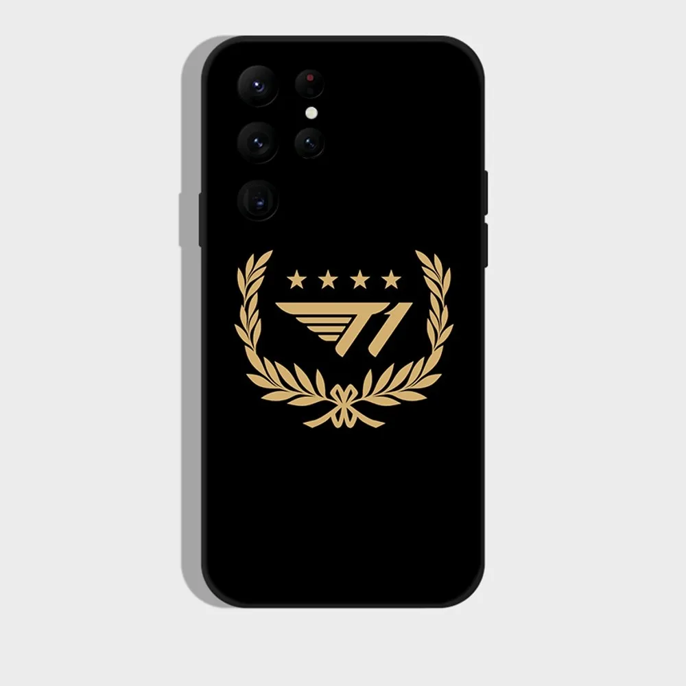 L-LOL SK Telecom T1 Faker Phone Case for SamsungS23,S22,S21,S20 Ultra Pro S10,S30Plus,20 Ultra Black Cover