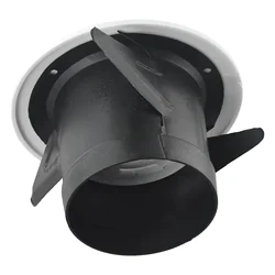 75-200mm Round Adjustable Wall Interior Vent ABS Ventilation Grille Vent Cover 75mm 100mm 125mm 150mm 200mm Vent Grill