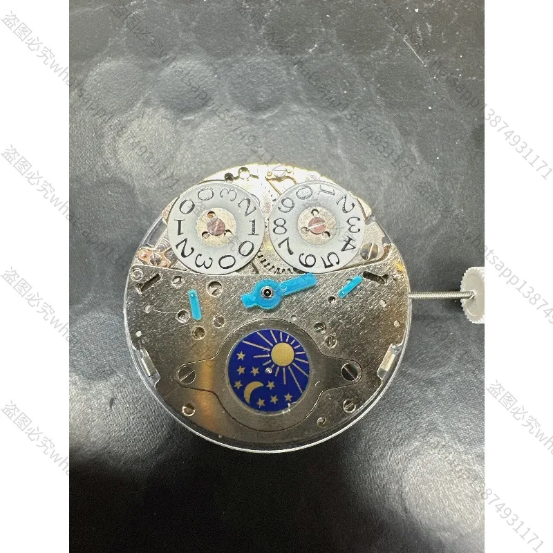 Suitable for Six-pin Movement LB20 12 O'clock Large Calendar 6 O'clock Moon Phase Stars