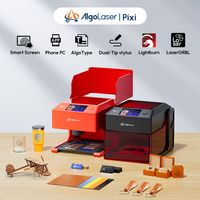 AlgoLaser Pixi 5W DIY Laser Engraving Machine With Smart Screen Height Lift For Glass Wood Leather For Begginner Simple and Easy
