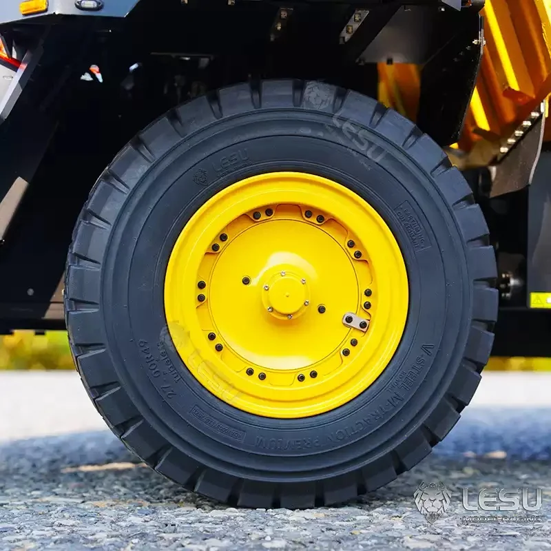 RC 1/14 Simulations-Gummireifen für Tamiya Hydraulikbagger, Lader, Muldenkipper, SCANIA, MAN, VOLVO Anhänger, Kipper, DIY-Teile – Detail 4
