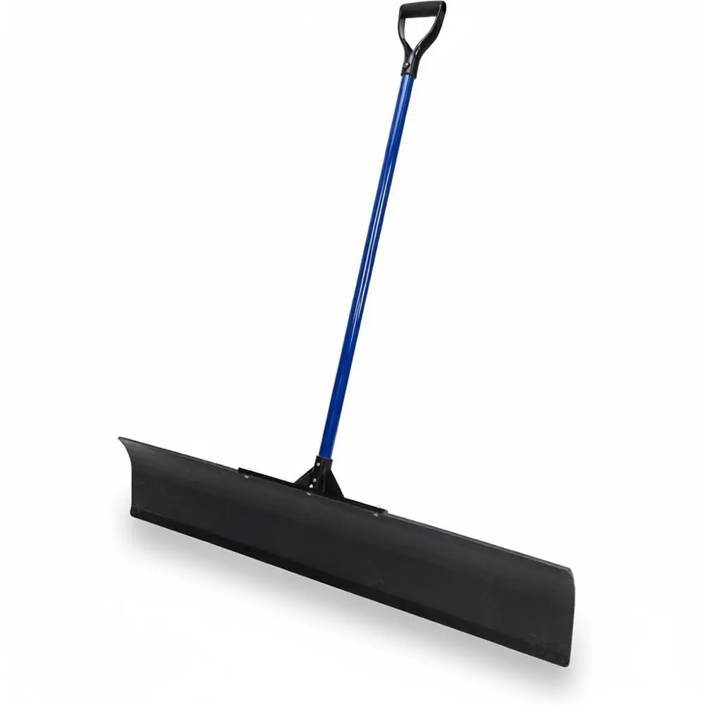

48 Inch Pusher Shovel, Lightweight Non-Stick UHMW Blade, Plowing Easy, Made in USA