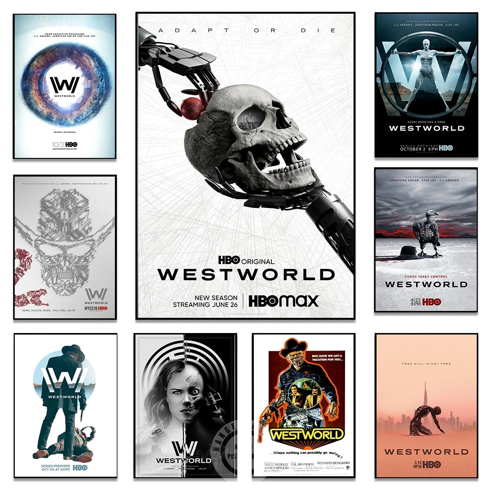 Новый постер Westworld сезон 4 2022, настенные наклейки для ТВ-сериала, домашний Декор, живопись, настенное искусство