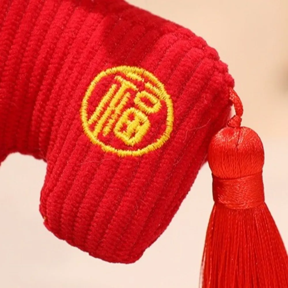 キーリングペンダント漫画馬キーホルダーPPコットン手作り吊り下げポニーソフトふわふわポニーキーホルダー誕生日プレゼント