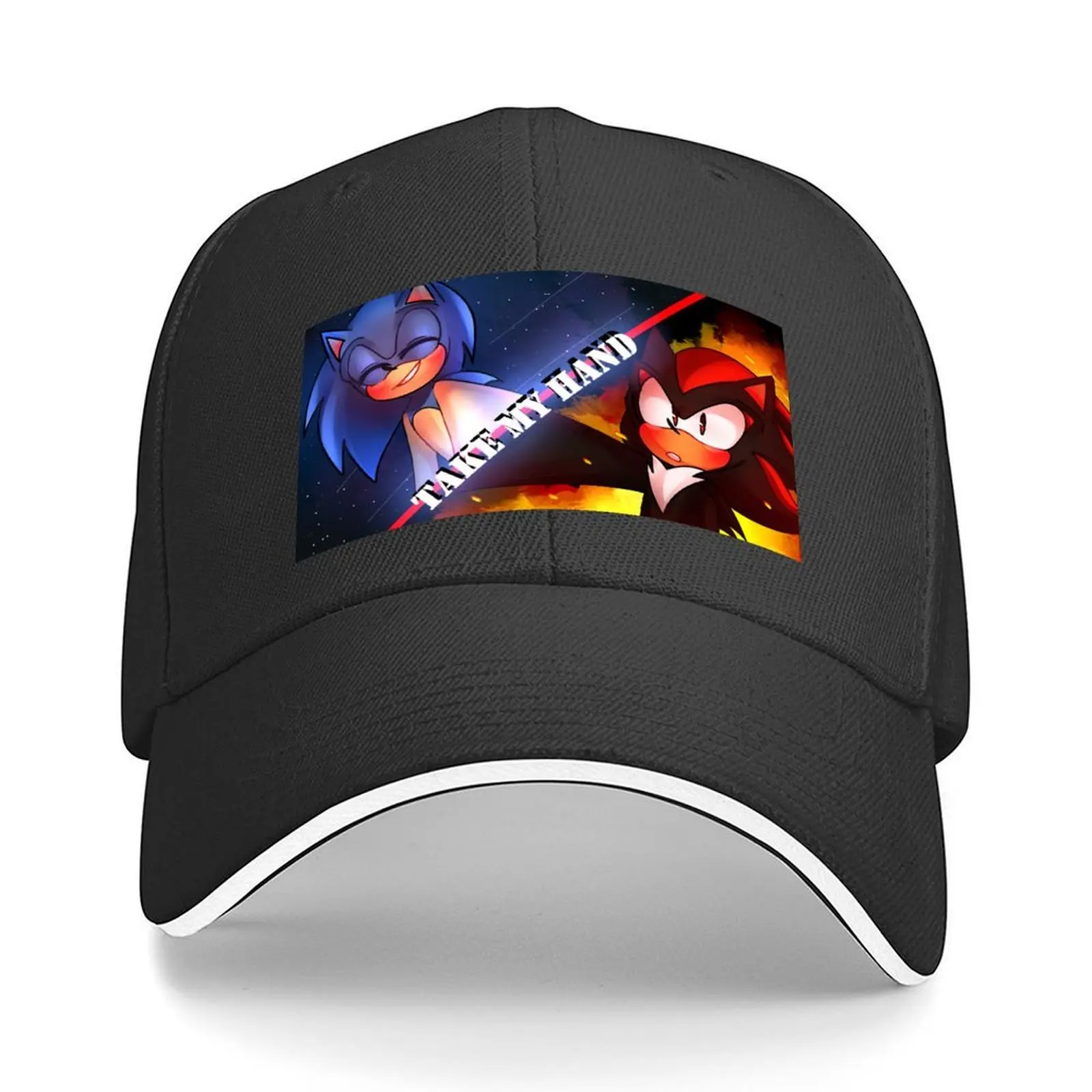 

Sonadow: Take my hand Baseball Cap Military Cap Man custom Hat winter hats for men black Men Hats Women's