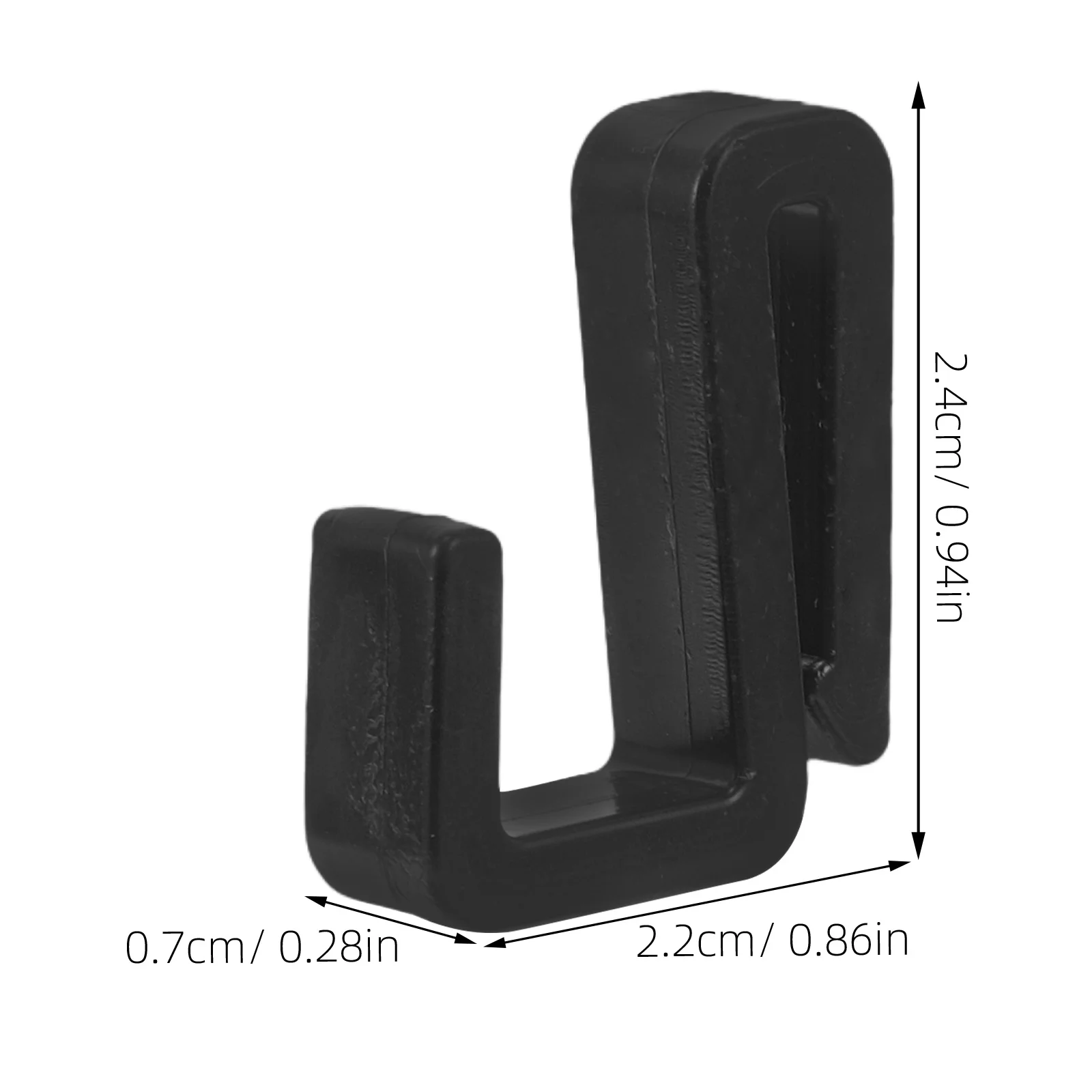 4pcs Plastic Z For Hanging Clothes Multi-Functional Microwave Rack White Utility Kitchen Wardrobe Organizer Hooks Home