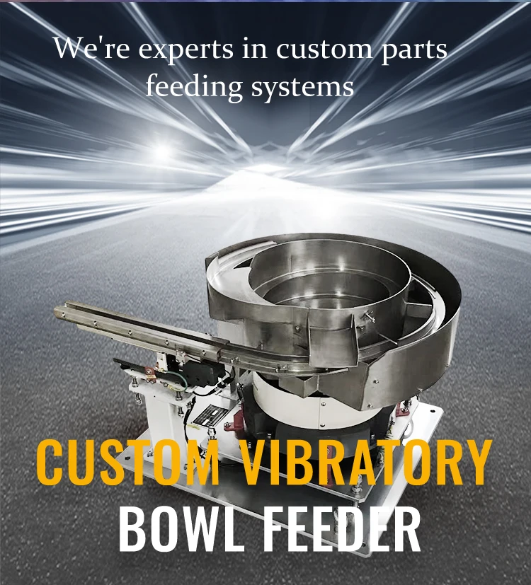 Factory Directly Supply Custom Small Vibratory Bowl Feeder for Cap