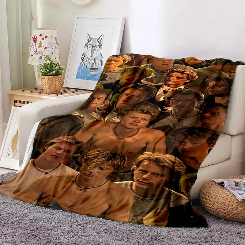 3D Rudy Pankow Star JJ Maybank Blanket,Soft Throw Blanket for Home Bedroom Bed Sofa Picnic Travel Office Cover Blanket Gift Kids